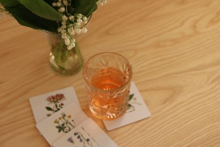 Glasunderlägg Sommarbär