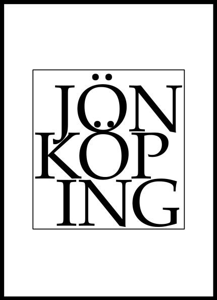 Grafisk Poster Jönköping